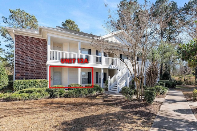 exterior space with a balcony