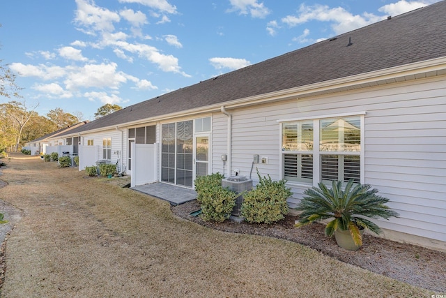 view of back of property