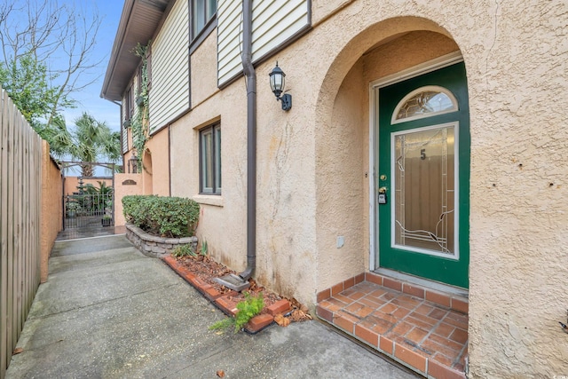 view of property entrance