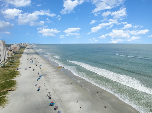 water view with a beach view