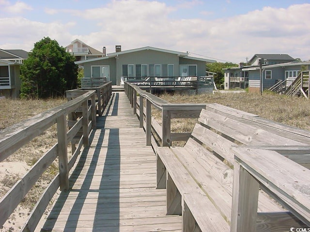 view of back of property