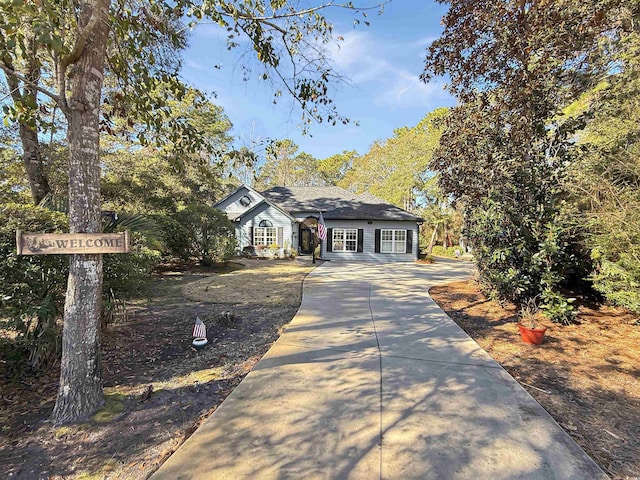 view of ranch-style home