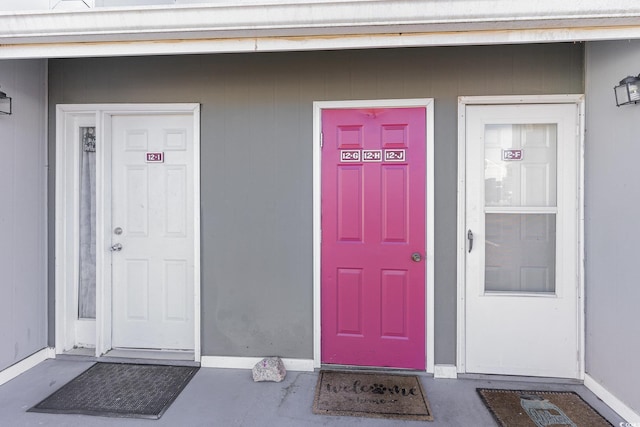 view of property entrance