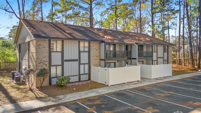 exterior space featuring central AC unit