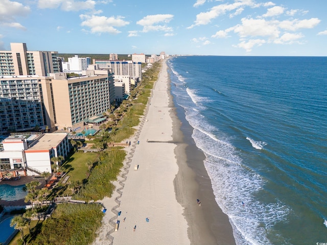 water view featuring a view of the beach