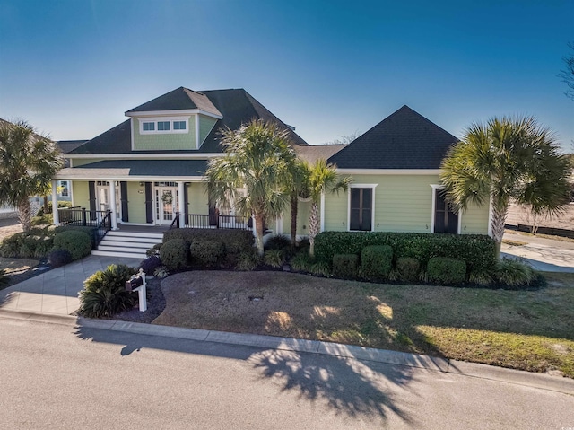 view of front of house featuring a porch