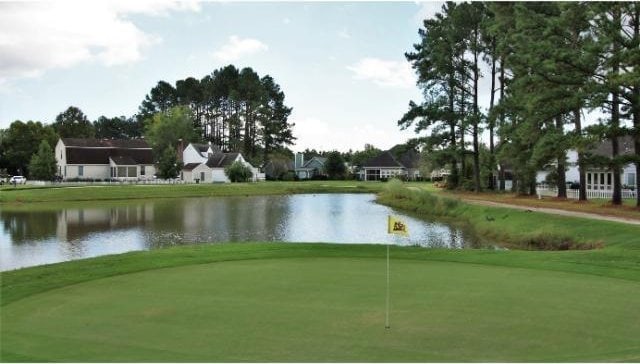 view of property's community with a water view