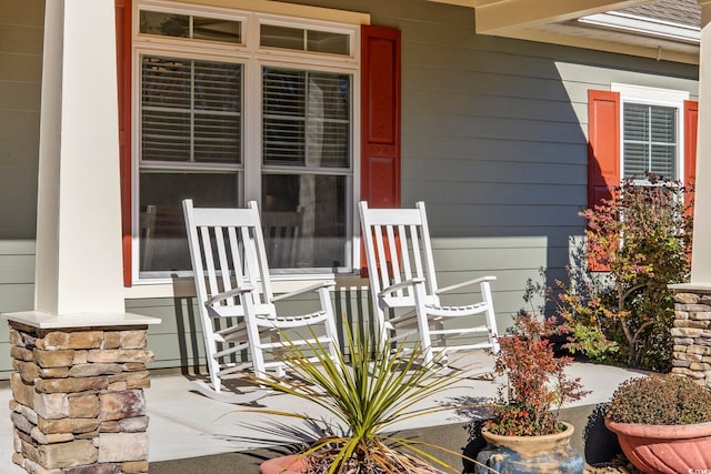 view of patio / terrace featuring a porch