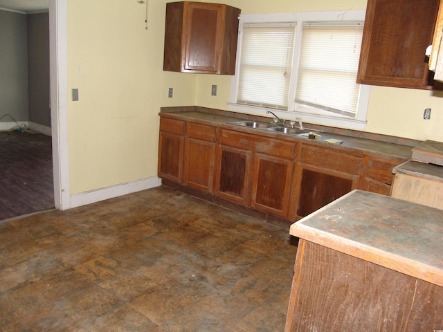 kitchen featuring sink