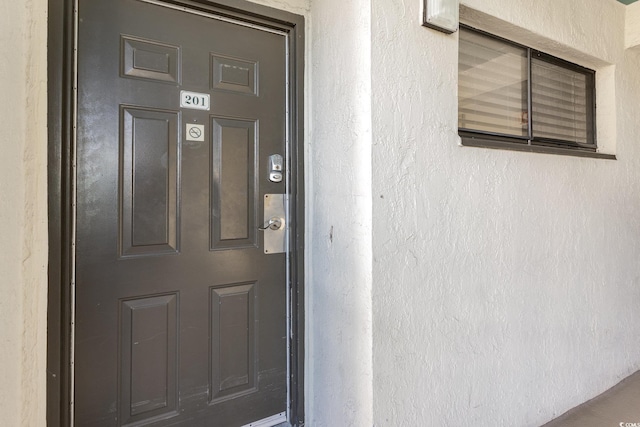 view of property entrance