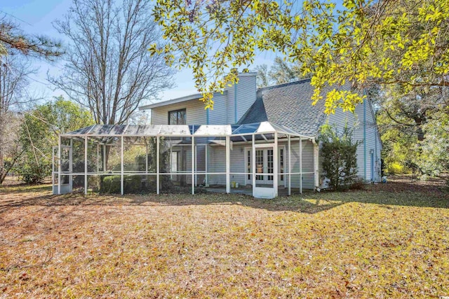 view of rear view of property