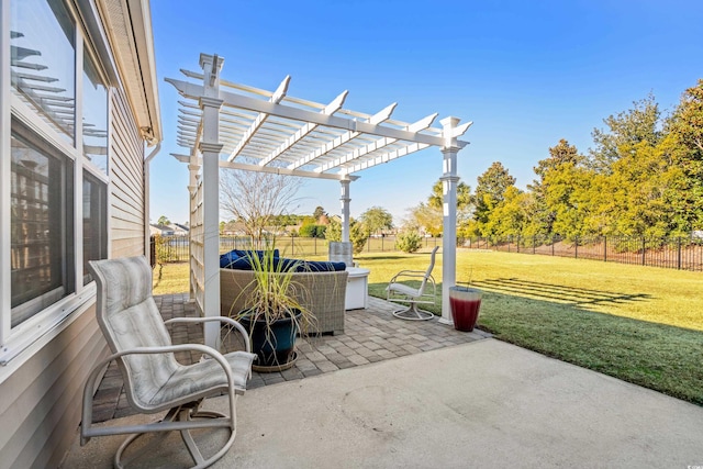 3716 Mackevans Ct, Myrtle Beach, SC 29579 - view of patio / terrace with a pergola