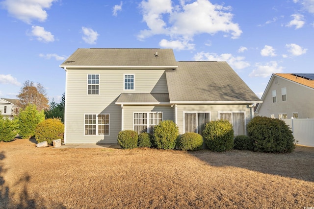 view of rear view of house