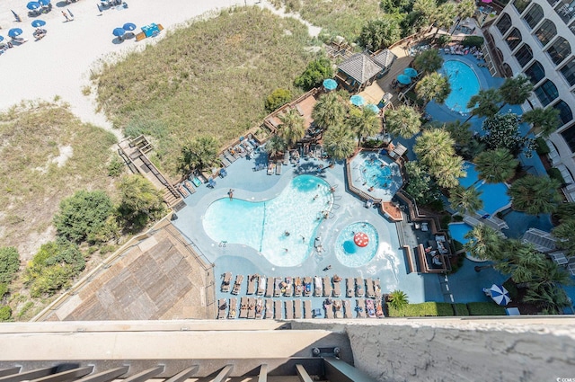 4800 S Ocean Blvd Unit 1007, North Myrtle Beach, SC 29582 - aerial view of a pool