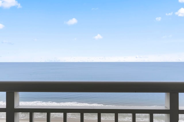 water view featuring a view of the beach