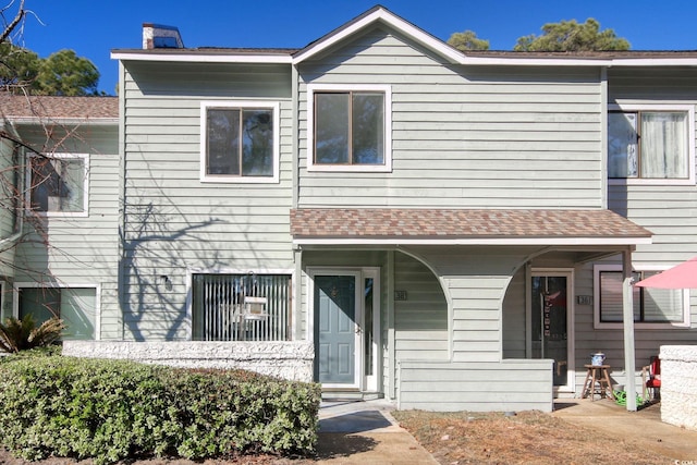 view of front of home