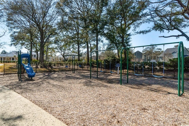 view of play area