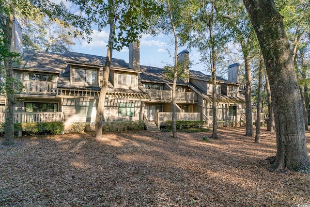 view of rear view of house