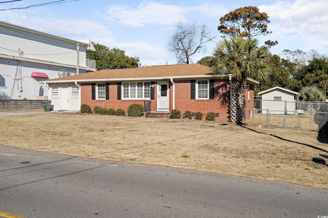 view of ranch-style home