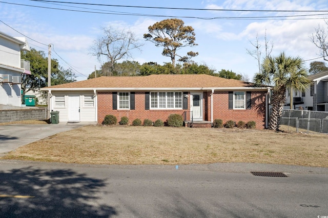 view of ranch-style home