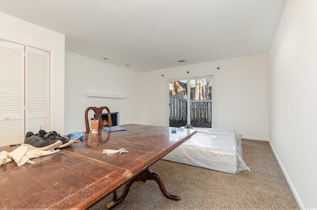 office featuring carpet floors