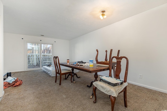 1025 Carolina Rd Unit Y-1, Conway, SC 29526 - carpeted dining area featuring baseboards