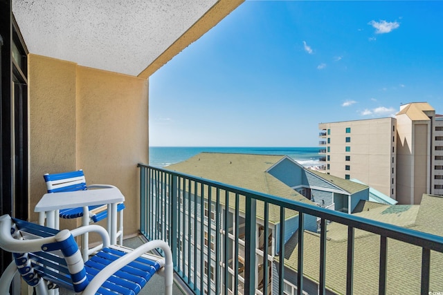 501 S Ocean Blvd Unit 708, North Myrtle Beach, SC 29582 - balcony with a water view