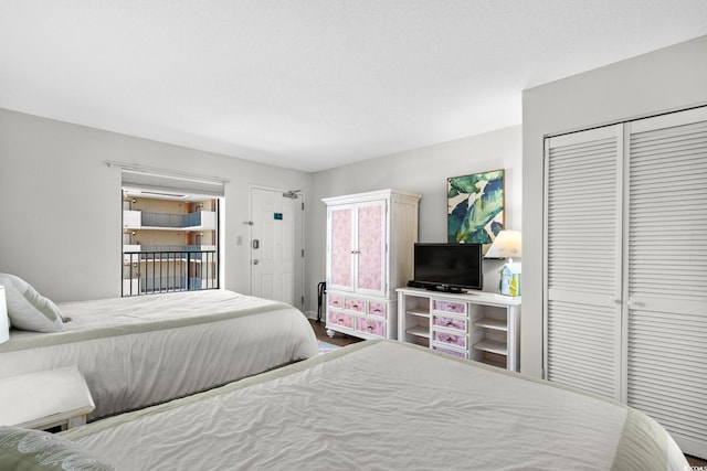 501 S Ocean Blvd Unit 708, North Myrtle Beach, SC 29582 - bedroom with access to exterior