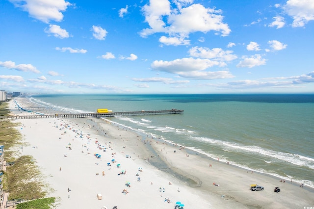 501 S Ocean Blvd Unit 708, North Myrtle Beach, SC 29582 - water view with nearby beach