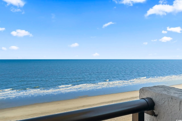 water view with a beach view