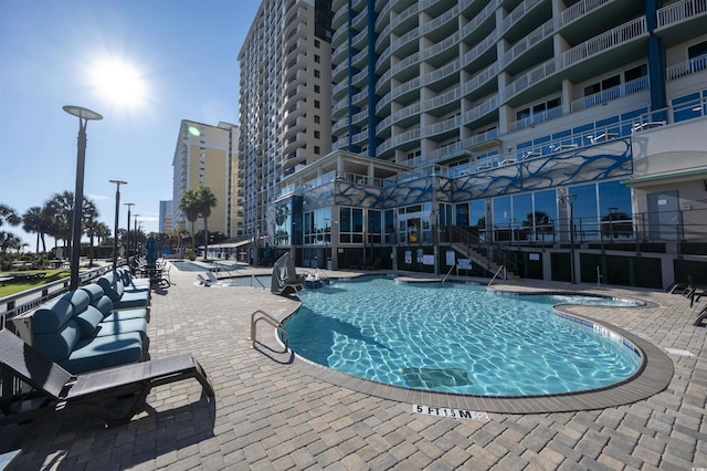 2006 N Ocean Blvd Unit 776, Myrtle Beach, SC 29577 - community pool with a patio