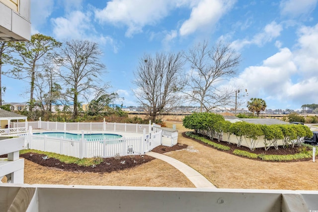 view of pool