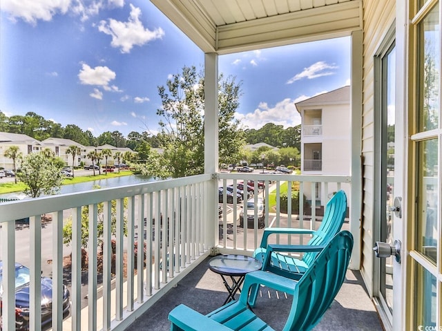 1302 River Oaks Dr Unit 4-F, Myrtle Beach, SC 29579 - balcony with a water view