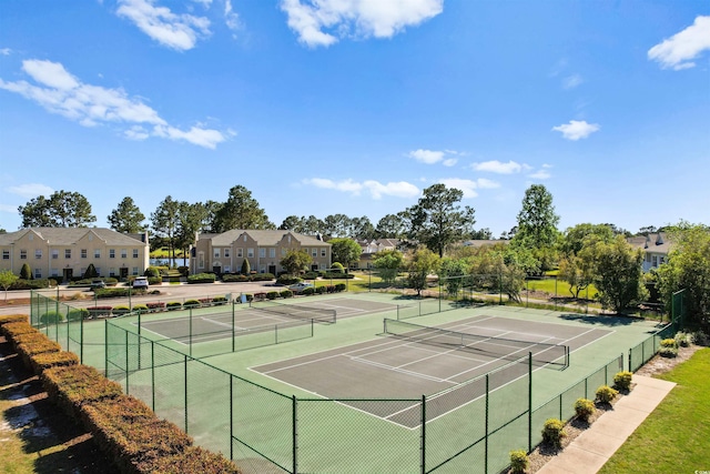 view of sport court