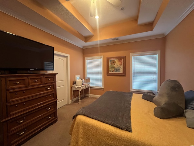 389 Cabo Loop, Myrtle Beach, SC 29588 - bedroom with carpet floors, a tray ceiling, and baseboards