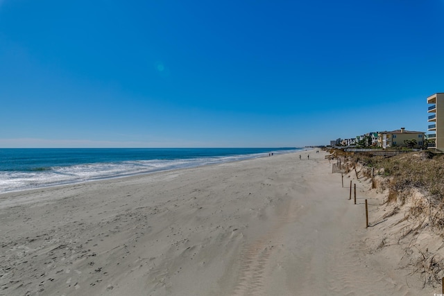 water view featuring a view of the beach