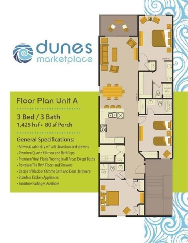 5200 N Kings Hwy Unit 3-B, Myrtle Beach, SC 29577 - home floor plan