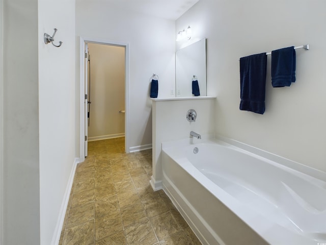 bathroom with a bathtub