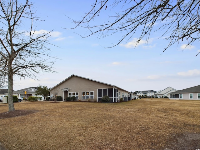 view of back of property