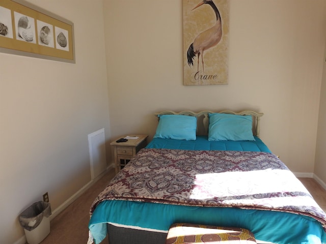 bedroom featuring carpet floors