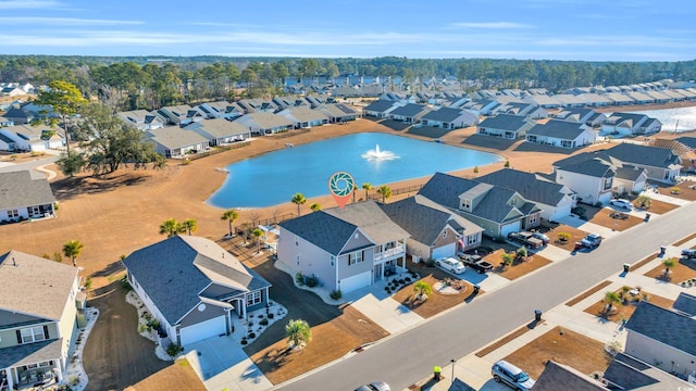 bird's eye view featuring a residential view