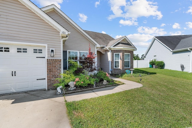 160 Maggie Way, Myrtle Beach, SC 29588 - traditional-style house featuring brick siding, an attached garage, and concrete driveway
