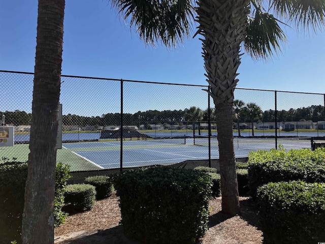 view of tennis court