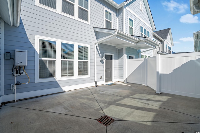 exterior space with a patio area