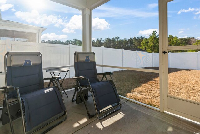 view of patio