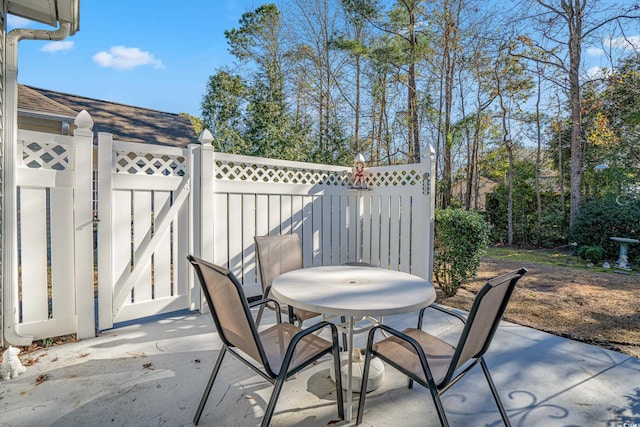 view of patio / terrace