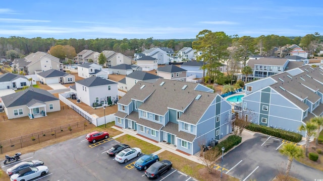 bird's eye view featuring a residential view