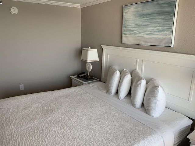 6900 N Ocean Blvd Unit 614, Myrtle Beach, SC 29572 - bedroom with ornamental molding