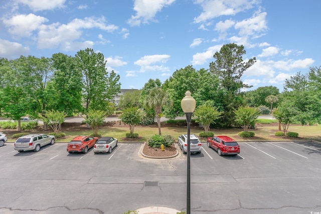 view of vehicle parking