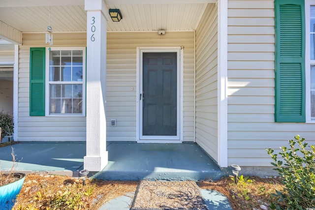 view of entrance to property